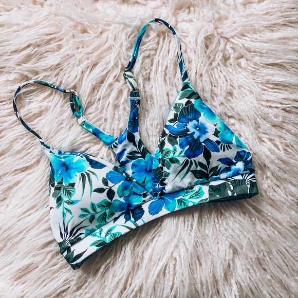 Midori Other - MIDORI BIKINIS Blue Hibiscus Bikini Top